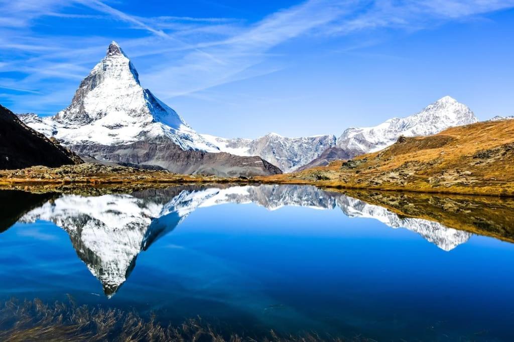 Relaxing Loft Haven Near Zermatt - Parking Free Apartment Tasch Ngoại thất bức ảnh